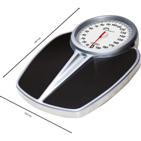 Balance - Pese Personne - LITTLE BALANCE - 8182 - PRO M 200 - mécanique - 200 kg / 1 kg - Noir / Argent