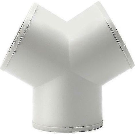 Raccord de ventilation circulaire en PVC blanc de 150 mm de diamètre avec tuyau flexible - Idéal
