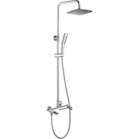 Alea Duschsäule aus Chrom mit Armatur (1/3)