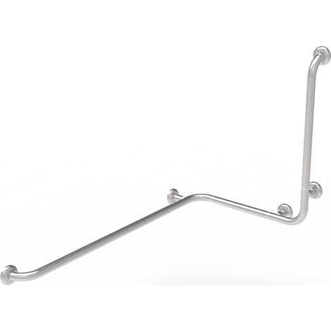 Maniglia angolare con verticale laterale universale 110x60x60h inox satinato (1/3)