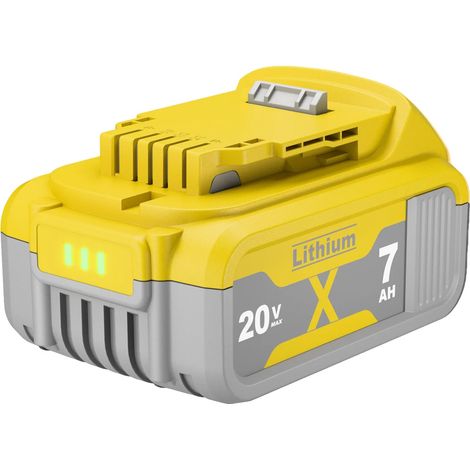 Batería de litio de repuesto, capacidad de 7000 mAh, voltaje nominal de 20 V, 1 batería. (1/2)