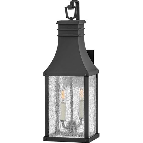 Applique esterna Beacon Hill nera 2xE14 IP44 Hinkley (1/5)