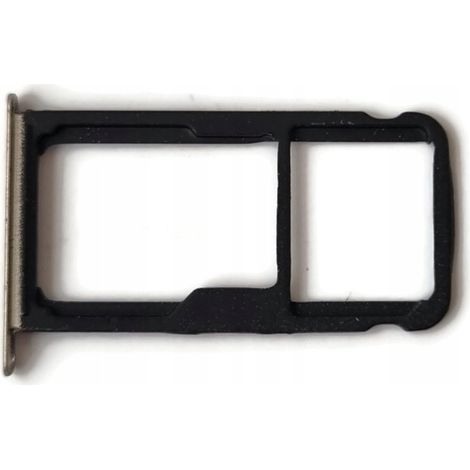 Tiroir SIM pour Huawei P10 Lite, plateau doré