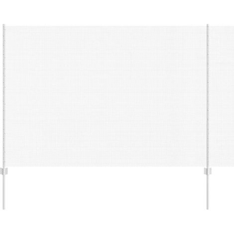 Maison Exclusive - Schweißdrahtzaun mit Pfosten 25 x 1,5 m (B x H