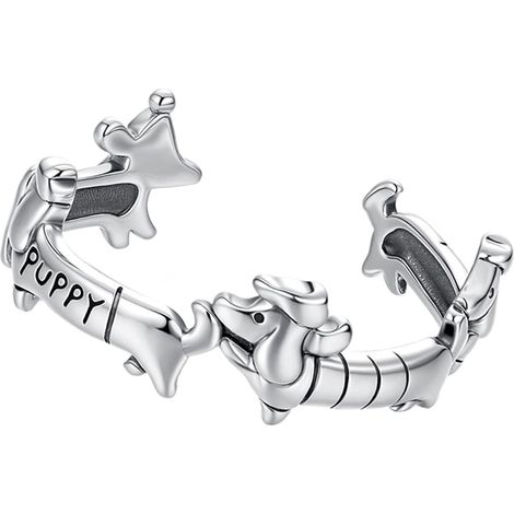 Bague pour chien ajustable en argent 925 Trusky (1/5)