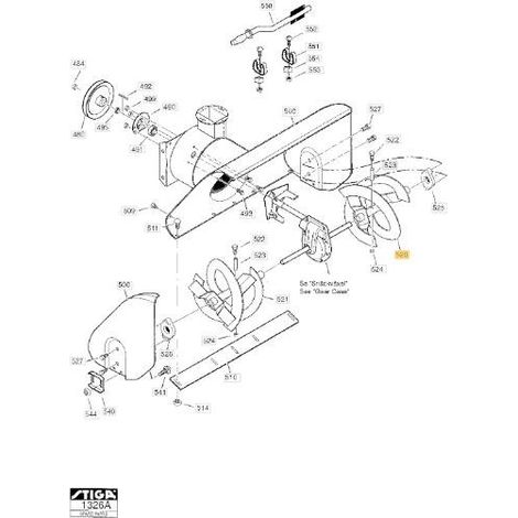 TRIVELLA SX (1074 P) ORIGINALE STIGA - 1812-1837-01