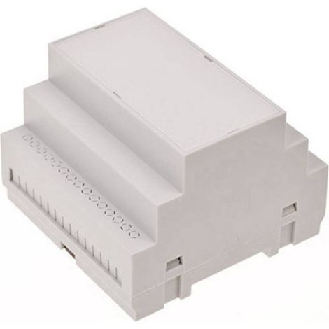 TRU COMPONENTS TC-7910884 Contenitore da guida DIN 88 x 90 x 65 ABS-V0 Grigio 1 pz. (1/3)