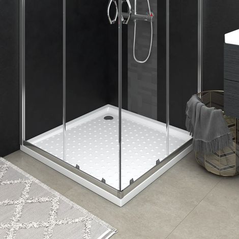 Plato de ducha con puntos ABS 80x80x4 cm
