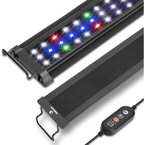 Aquarium Lighting, LED Aquarium Light, Brightness Levels, Lighting Mode, Retractable Stand for Aquariums Size 45-60 cm (1/5)