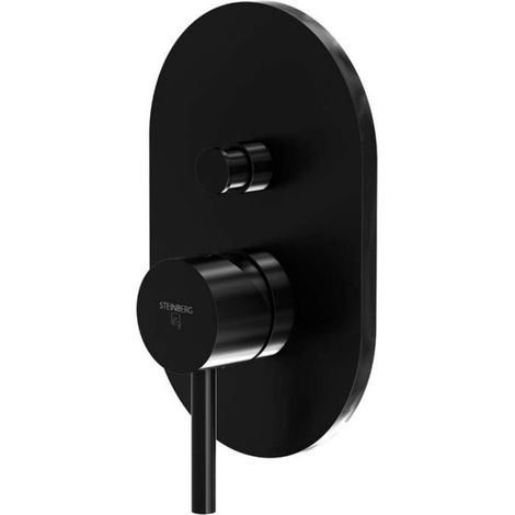 Steinberg 100 - Grifo empotrado para 2 dispositivos, negro mate 100 2103 3 S (1/4)