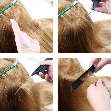 Peigne professionnel anti-frisottis pour coiffage thermique résistant (1/3)