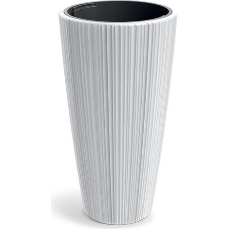 Pot de fleurs ORA DHOR400-S449 - Blanc 60L - Design moderne - Résistant aux intempéries (1/3)