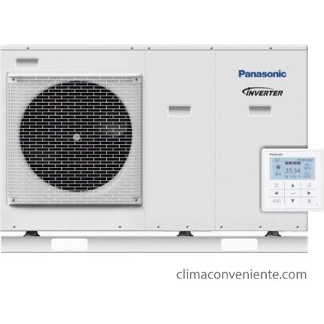 Pompa di Calore Monoblocco Panasonic AQUAREA 9 kW WH-MDC09J3E5 R-32 Wi-Fi Optional A+++/A++