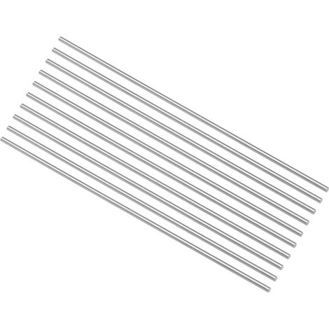 Rond Acier Tige 1.6mm HSS Outil de Tournage Barre 100mm Longueur pour Arbre Engranage Perceuse Tour Aléseuse Tournant Miniature Essieu Cylindrique épingle 10pcs (1/4)