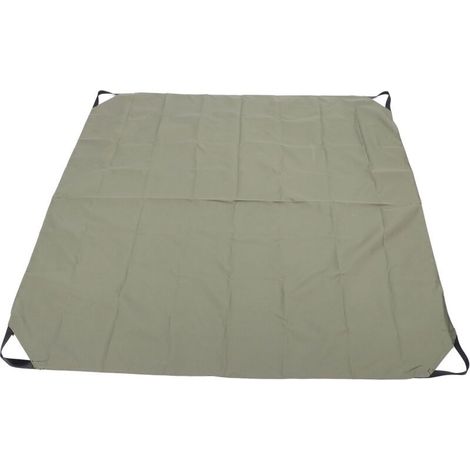 Sac réutilisable pour ramasser les feuilles, couverture de pique-nique pliable en tissu Oxford avec poignée, 57 x 57 pouces, imperméable. (1/5)