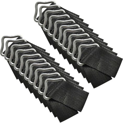 Aro triangular para trampolín, 20 anillos triangulares, metal de alta resistencia para reparación y reemplazo. (1/5)