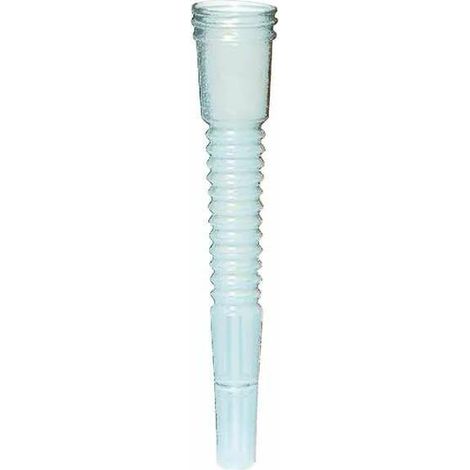 Bec verseur flexible 160mm à visser filetage 25mm en PVC translucide Broc Tuyau Bidon Remplissage Liquide Fluide Carburant Huile Transfert