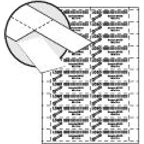 BITO Etikett SK5032/5031 perforiert A4 (25 Stk.) (1/2)