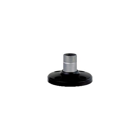 Fixing plate, Harmony XVB, for XVBC0, mounting on a horizontal surface, illuminated indicator bank accessory, zamak, black - XVBC11