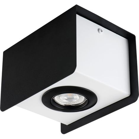 Kanlux TORIM 28461 faretto soffitto nero/bianco GU10 (1/5)