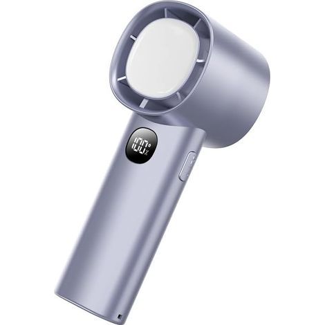 Tragbarer, per USB aufladbarer Ventilator – Ultraschneller Kühlmodus, kann als Tischventilator verwendet werden, mit fokussiertem Luftstrom (lila) (1/5)