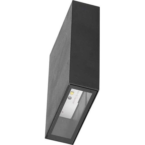 V-TAC LED-Rechteckige Wandleuchte 4W Farbe Schwarz 6500K IP65 (1/5)