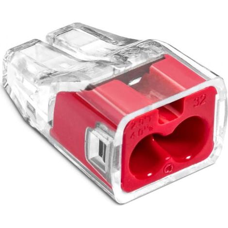 Connettore rapido SCP2, ideale per collegare fili e cavi multipli, 2 vie, 4 mm, 32 A, 450 V, 88000001S /100 pezzi/