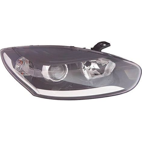 Phare avant droit H7/H7 et diurne noir Renault Megane 3 phase 3 2014-2015