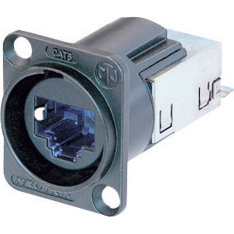 Embase femelle EtherCon® RJ45 CAT6 Neutrik NE8FDY-C6-B RJ45 embase femelle NE8FDY-C6-B Pôle: 8P8C noir 1 pc(s) (1/2)