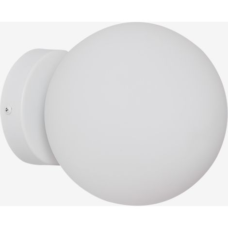SKLUM Wandlampe für Badezimmer aus Edelstahl mit Kristallkugel Uvol Traditional Weiss                                  
