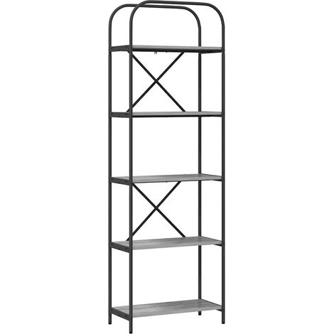 Maison Exclusive - Bücherregal Graues Sonoma 60 x 30 x 183 cm Hol