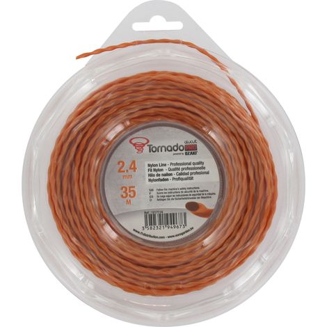 Coque Fil Nylon Copolymère Ozaki Tornado Alu - Longueur: 35m, ø: 2,40mm.