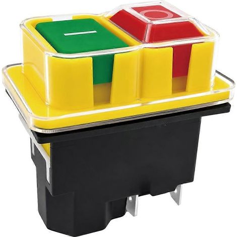 Interrupteur électromagnétique KJD17B, interrupteur de sécurité NVR 4 broches 120 V, remplacement pour scie circulaire, perceuse à colonne, meuleuse (1/5)