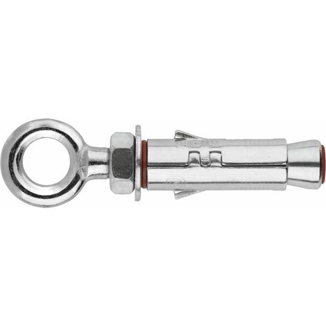 Index – Cheville anti-rotation M8 x 55 pour béton armé – Zingué Ø14 mm – Boîte de 50 pièces pour charges lourdes – Installation chapiteaux et affichages
