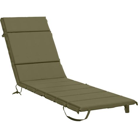 Coussin de transat GEMERT 100 % polyester Vert olive – aménagement extérieur (1/5)