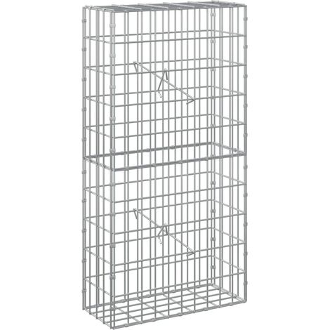 vidaXL Gabion with 5 mm Wire and 5x10 cm Mesh 50x20x100 cm (1/5)