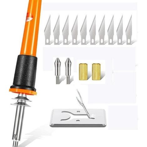 Couteau électrique multifonctionnel chauffant pour la découpe du plastique, prise standard européenne. (1/5)