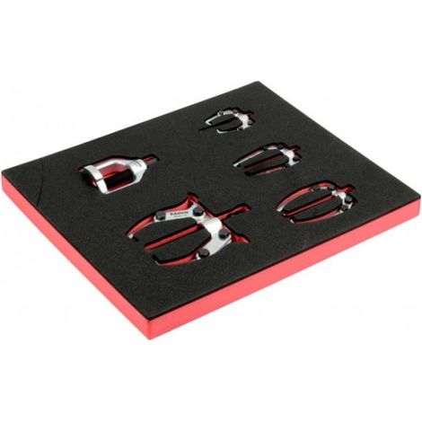 BAHCO - Jeu d'extracteurs, module mousse 2/3 Fit&Go - 5 pcs