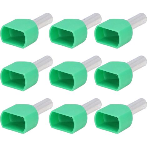 100 cosses isolées pour cordon, en cuivre et PVC, pré-isolées et pressées à froid.