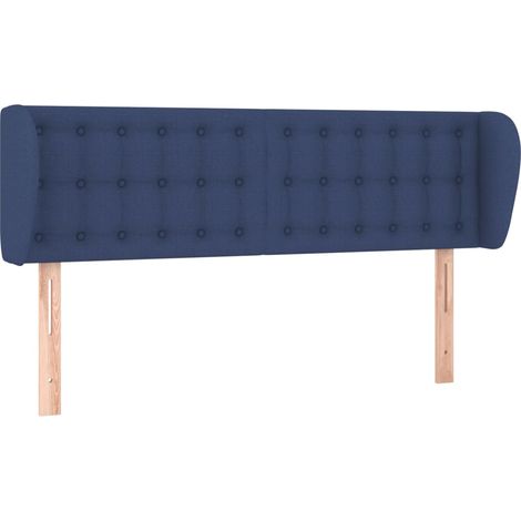 Maison Exclusive - Testiera ad Orecchio Blu 147x23x78/88cm in Tessuto