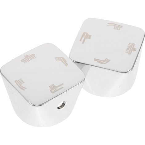 2 Pièces Bouton Inverseur de Robinet Métal à 4 Vitesses (1/5)