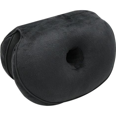 Memory Foam Orthopedic Seat Cushion, Folding Sit Bone Relief Cushion For Butt, Sciatica/coccygeal Pain, Family, Office，Size:45  31 10cm,Black (1/5)