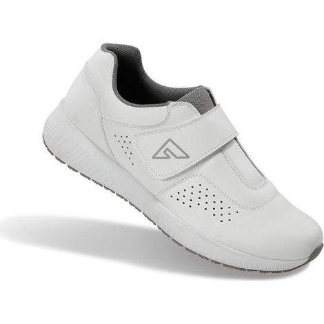 Zapato de trabajo de con cierre Velcro EN 20347 O1+HI+CI+SR+HRO+FO FAL ER40WP 40 Blanco