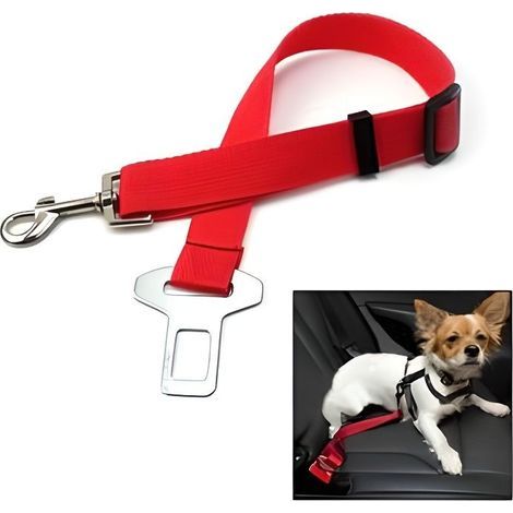 Comfortable Nylon Leash Adjustable Rope Car Seat Belt Dog Pets (1/4)