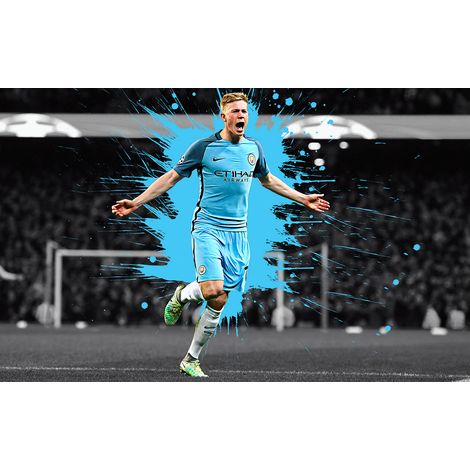 Papier peint panoramique Football - Joueur de Foot - 130 cm x 81 cm (1/2)