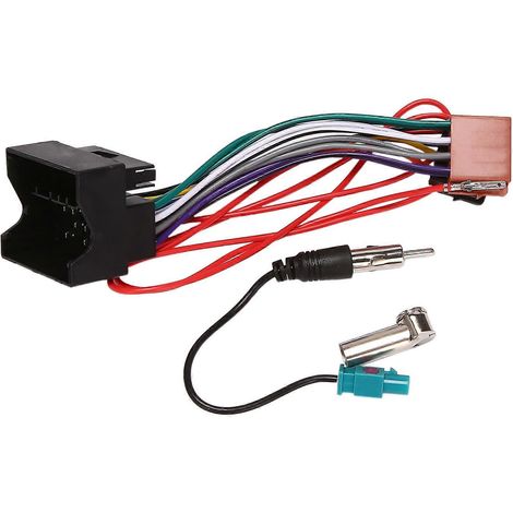 Faisceau de câbles d'alimentation audio pour autoradio 207 307 407 et adaptateur d'antenne radio C2 C5 (1/5)