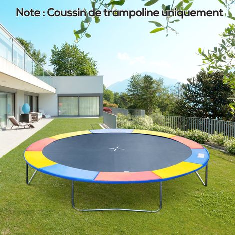 Ersatz-Sicherheitsmatte für Trampolin, Ø 244 cm, UV-beständig, reißfest, mehrfarbig