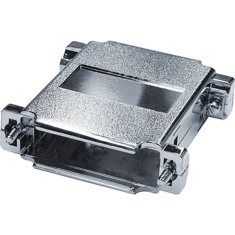 econ connect AG25/25M D-SUB Adaptergehäuse Polzahl: 25 Kunststoff, metallisiert 180 ° Metall 1 St. (1/2)