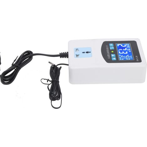 Thermostat numérique W2140, régulateur de température intelligent 2000W, interrupteur microprocesseur, boîte kraft en option (+1€), norme européenne 220V, affichage digital précis (1/5)