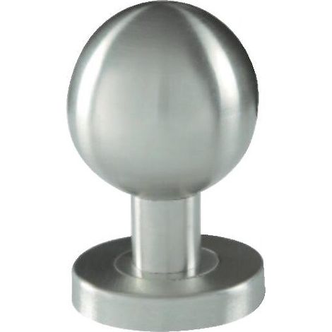 Pommeau de porte inox boule 55 mm